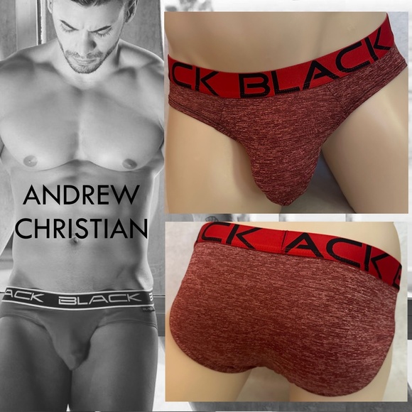 Andrew Christian Other - Andrew Christian BLACK Pouch Briefs Medium 95% polyester / 5% spandex